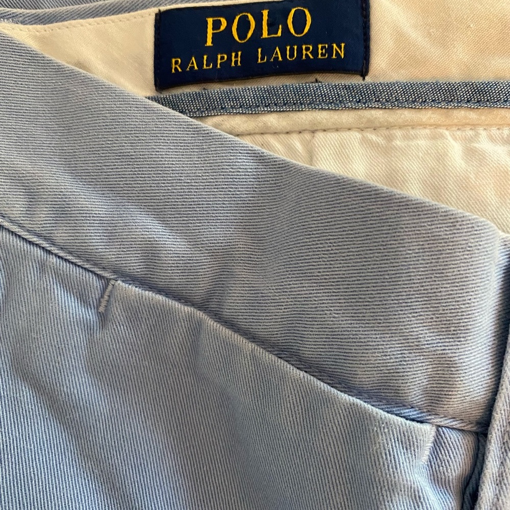 POLO RALPH LAUREN CHINOS W 32 L32 sky blue